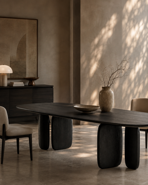 Underline 280 Dining Table - Black Oak - Tommy Franks