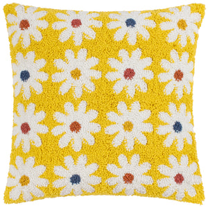 Daisy 45x45 Feather Filled Cushion Mellow Yellow - view 2
