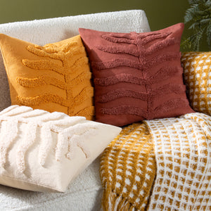 Dakota 45x45 Feather Filled Cushion Natural - view 6