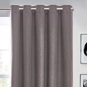 Dawn 229x137 Eyelet Curtain Charcoal - view 4