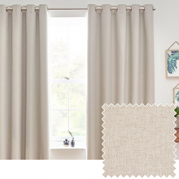 Dawn 229x137 Eyelet Curtain Linen - lifestyle