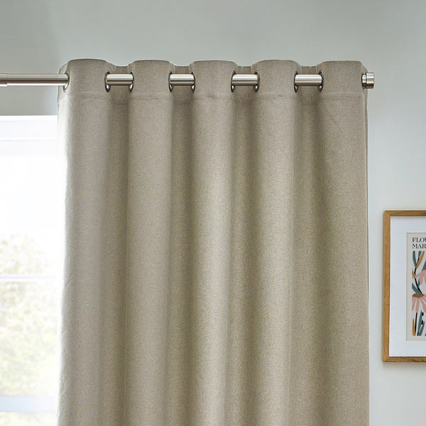 Dawn 229x137 Eyelet Curtain Natural - view 3