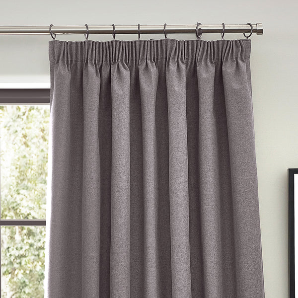 Dawn 117x183 Pencil Pleat Curtain Charcoal - view 4