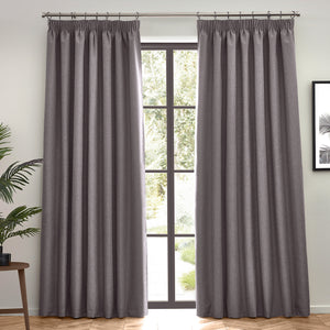 Dawn 117x183 Pencil Pleat Curtain Charcoal - view 7
