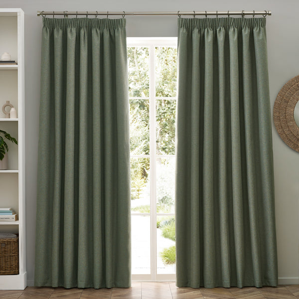 Dawn 168x137 Pencil Pleat Curtain Eucalyptus - view 7