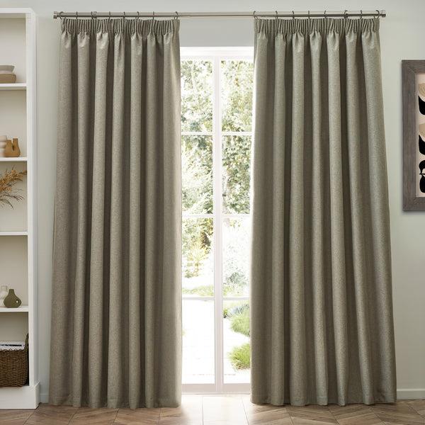 Dawn 168x183 Pencil Pleat Curtain Natural - view 7