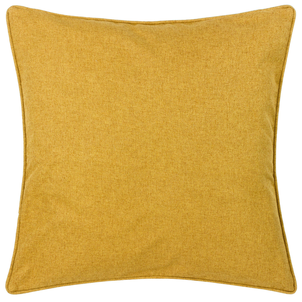 Dawn 45x45 Feather Filled Cushion Mustard