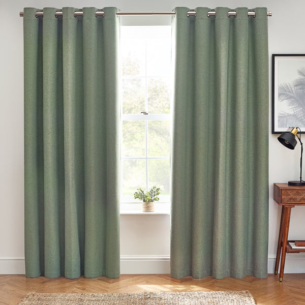 Dawn 168x183 Eyelet Curtain Eucalyptus - view 5