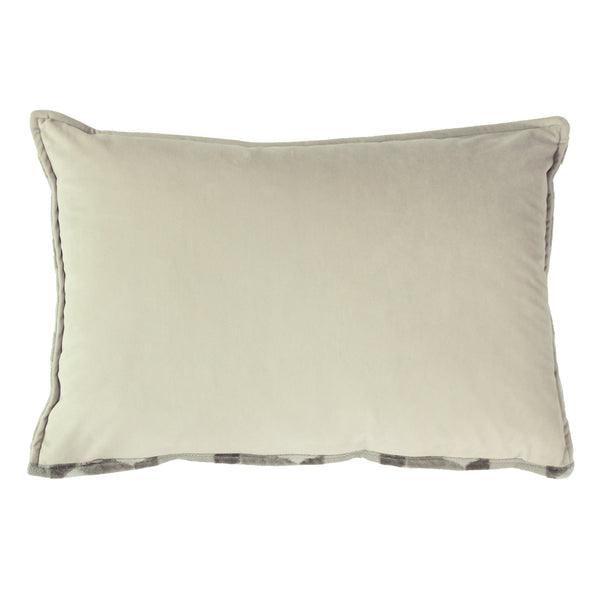 Delano 40x60 Feather Filled Cushion Ivory/taupe - view 3