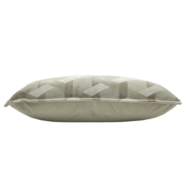 Delano 40x60 Feather Filled Cushion Ivory/taupe - view 4