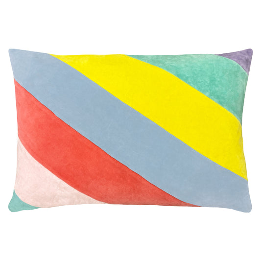 DELLA 40X60 FEATHER FILLED CUSHION MULTI PASTELS