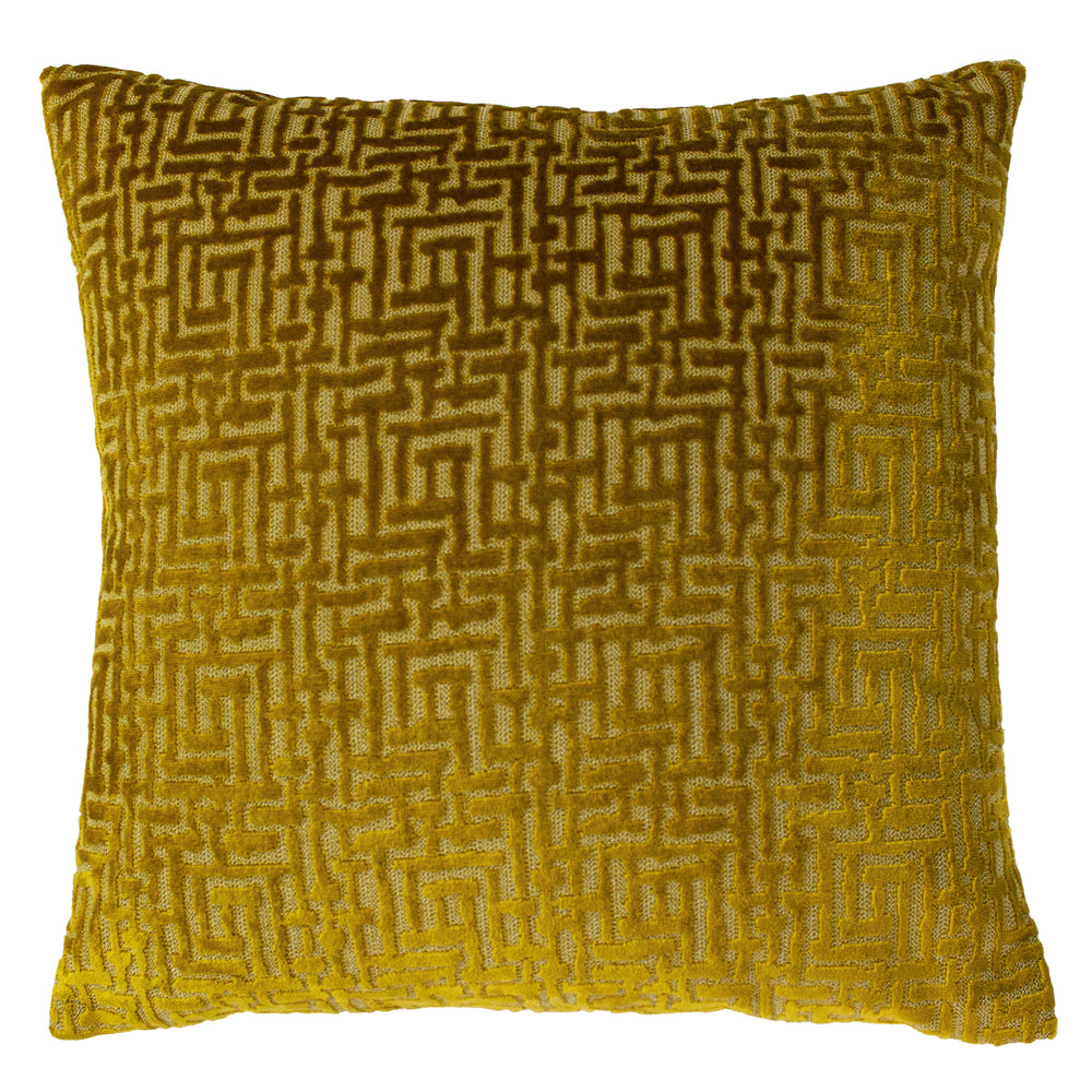 Delphi 45x45 Feather Filled Cushion Gold - Canwell Interiors Limited - Riva