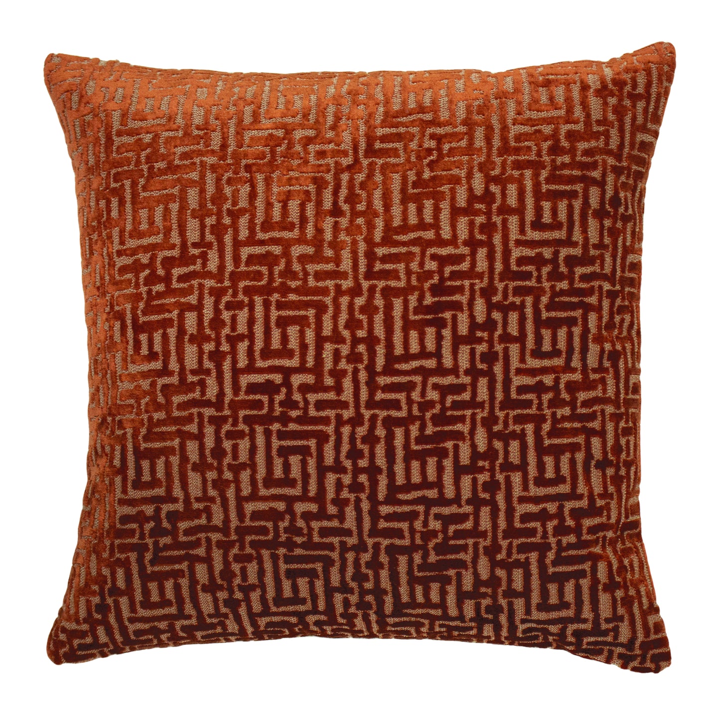 DELPHI 45X45 FEATHER FILLED CUSHION RUST