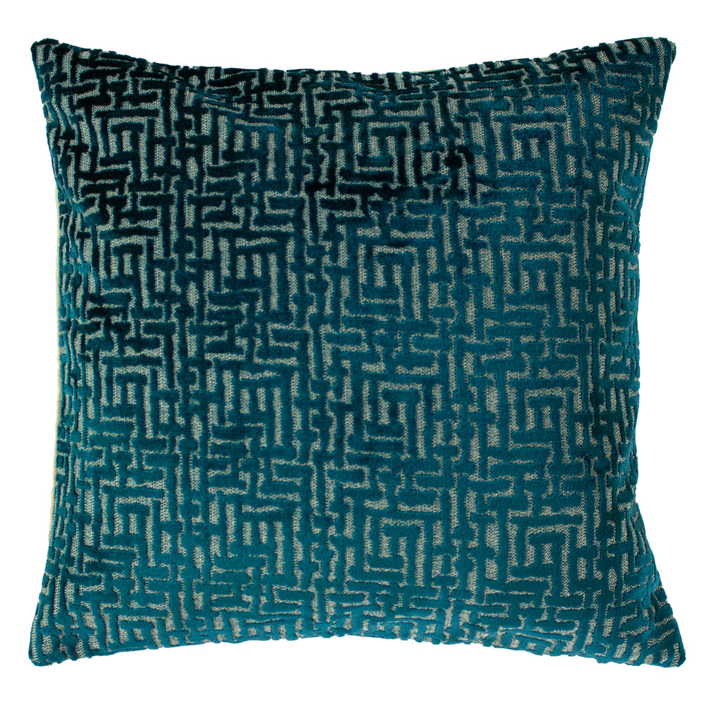 Delphi 45x45 Feather Filled Cushion Teal - Canwell Interiors Limited - Riva