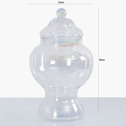 36cm Lustre Glass Ginger Jar