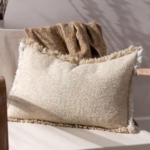 Doze 40x60 Feather Filled Cushion Natural - lifestyle