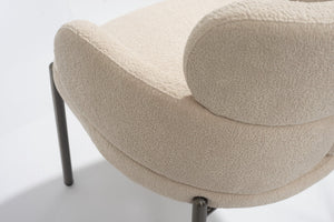 Dream Dining Chair - Embley Bouclé Taupe - Tommy Franks