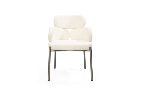Dream Dining Chair - Embley Bouclé White - Tommy Franks