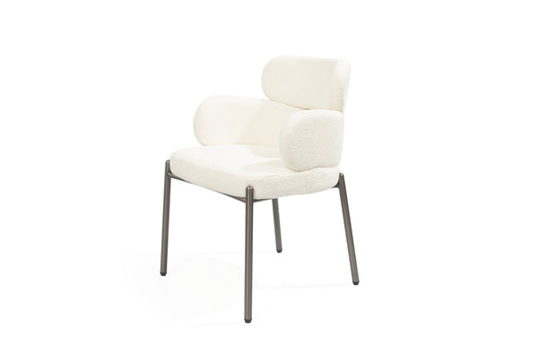 Dream Dining Chair - Embley Bouclé White - Tommy Franks