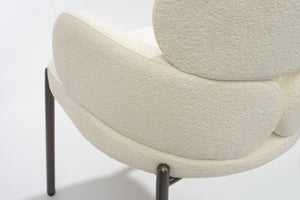 Dream Dining Chair - Embley Bouclé White - Tommy Franks