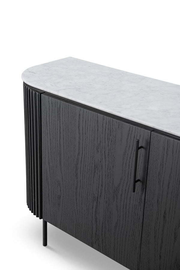 Lantine Marble Buffet - Black Oak - Tommy Franks
