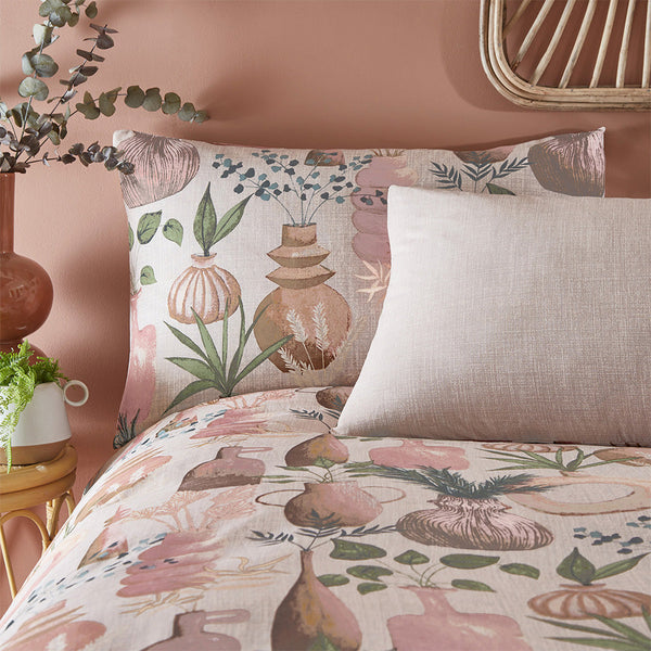 Earthen King Size Duvet Set Clay - Riva
