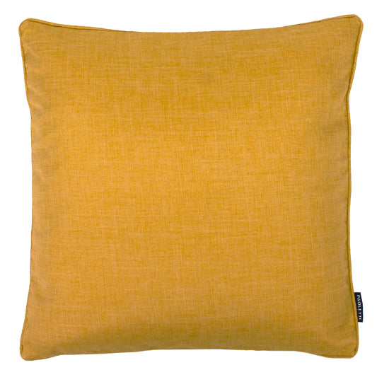 TWILIGHT 45X45 FEATHER FILLED CUSHION OCHRE