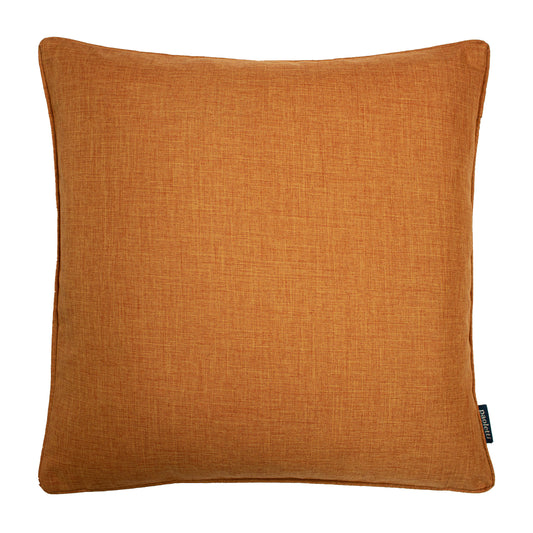 TWILIGHT 45X45 FEATHER FILLED CUSHION BURNT ORANGE