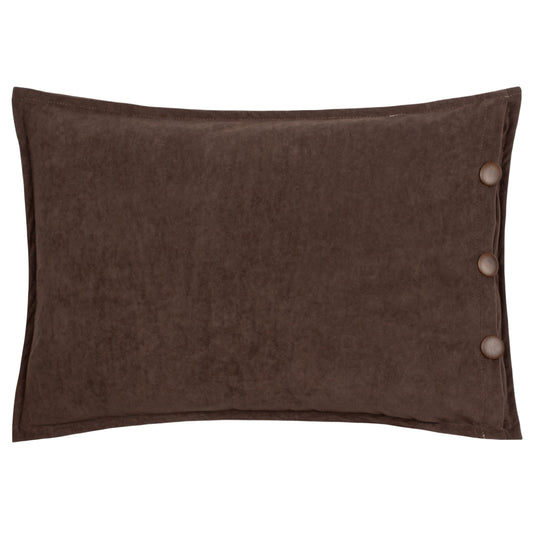EFFRON 35X50 FEATHER FILLED CUSHION BROWN