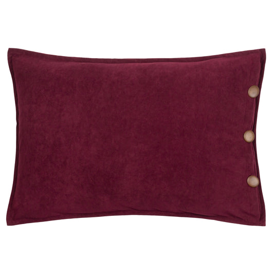 EFFRON 35X50 FEATHER FILLED CUSHION CHERRY