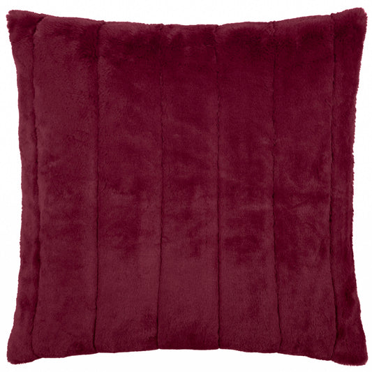 EMPRESS FEATHER FILLED CUSHION 55X55 RUBY