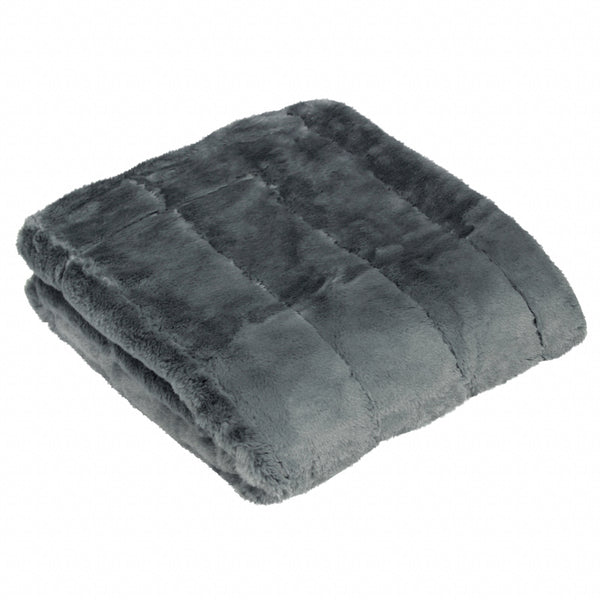 Empress Throw 130x180 Charcoal - view 2