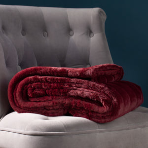 Empress Throw 140x200 Ruby - view 5
