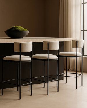 Envie I Counter Stool - Giselle Grey Beige - Tommy Franks