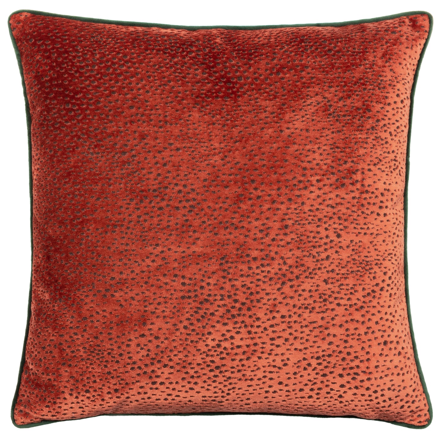 ESTELLE 45X45 FEATHER FILLED CUSHION PAPRIKA/TEAL