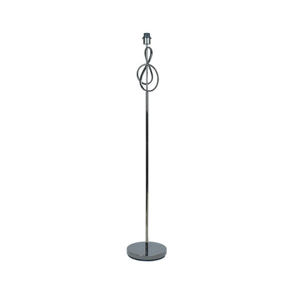 159cm Black G-Clef Design Metal Floor Lamp with Black Linen Shade -E27 Dual Plug