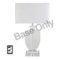 49.5cm Crystal Urn Shape Table Lamp Base Only E27 Dual Plug