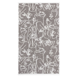 Everybody Jacquard Hand Towel Grey