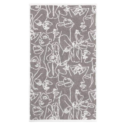 EVERYBODY JACQUARD HAND TOWEL GREY