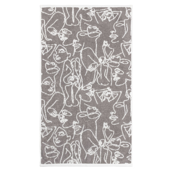 Everybody Jacquard Hand Towel Grey