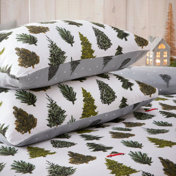 Evergreen King Size Duvet Set Green - Riva