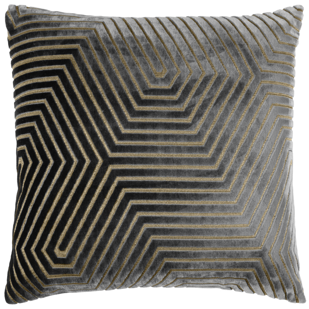 Evoke 45x45 Feather Filled Cushion Charcoal