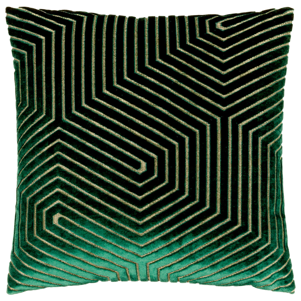 Evoke 45x45 Feather Filled Cushion Emerald