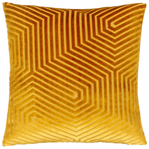 Evoke 45x45 Feather Filled Cushion Gold - view 2