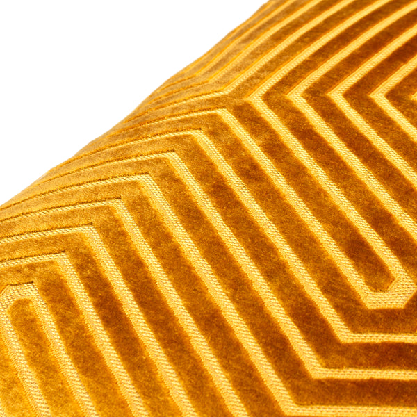 Evoke 45x45 Feather Filled Cushion Gold - view 5