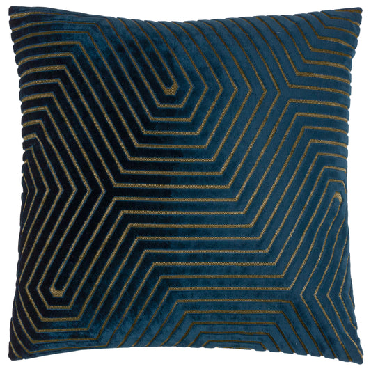 EVOKE 45X45 FEATHER FILLED CUSHION NAVY