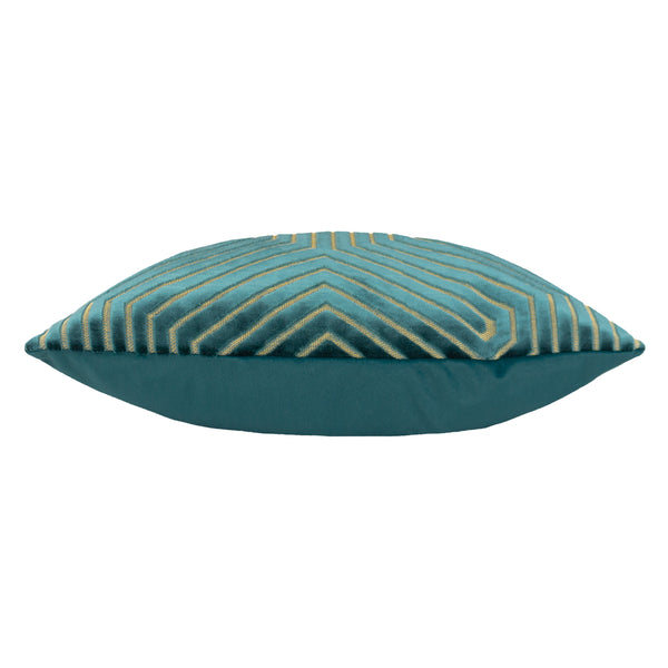 Evoke 45x45 Feather Filled Cushion Teal - view 4
