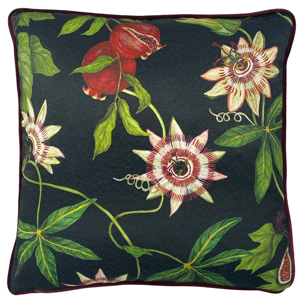 Figaro 43x43 Feather Filled Cushion Green