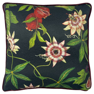 Figaro 43x43 Feather Filled Cushion Green