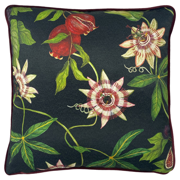 Figaro 43x43 Feather Filled Cushion Green